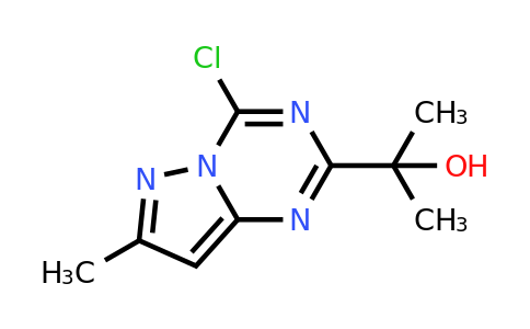 CAS 2387601-70-7 | 2-(4-chloro-7-methyl-pyrazolo[1,5-a][1,3,5]triazin-2-yl)propan-2-ol