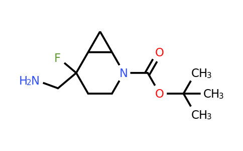 CAS 2387601-72-9 | tert-butyl 5-(aminomethyl)-5-fluoro-2-azabicyclo[4.1.0]heptane-2-carboxylate