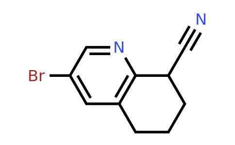CAS 2387602-07-3 | 3-bromo-5,6,7,8-tetrahydroquinoline-8-carbonitrile