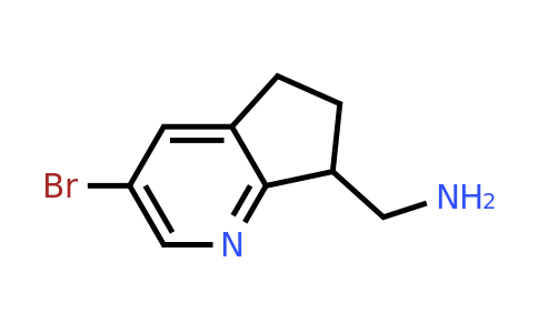 CAS 2387602-46-0 | (3-bromo-6,7-dihydro-5H-cyclopenta[b]pyridin-7-yl)methanamine