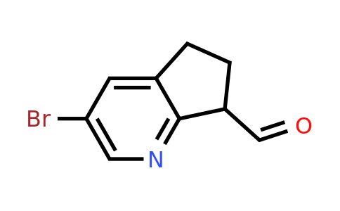 CAS 2387602-49-3 | 3-bromo-6,7-dihydro-5H-cyclopenta[b]pyridine-7-carbaldehyde
