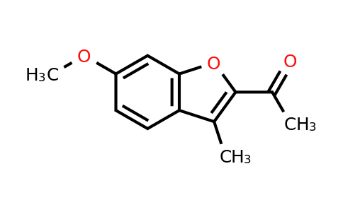 CAS 23911-57-1 | 1-(6-Methoxy-3-methylbenzofuran-2-yl)ethanone