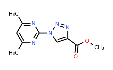 CAS 23947-13-9 | Methyl 1-(4,6-dimethylpyrimidin-2-yl)-1H-1,2,3-triazole-4-carboxylate