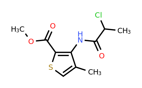 CAS 23964-56-9 | Methyl 3-(2-chloropropanamido)-4-methylthiophene-2-carboxylate