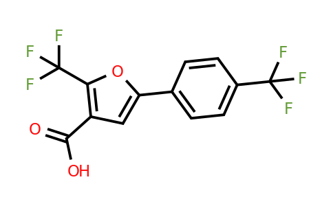 CAS 240408-99-5 | 5-[4-(Trifluoromethyl)phenyl]-2-(trifluoromethyl)furan-3-carboxylic acid