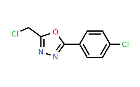 CAS 24068-15-3 | 2-(Chloromethyl)-5-(4-chlorophenyl)-1,3,4-oxadiazole