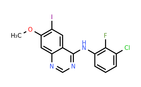 CAS 2407087-98-1 | N-(3-chloro-2-fluoro-phenyl)-6-iodo-7-methoxy-quinazolin-4-amine
