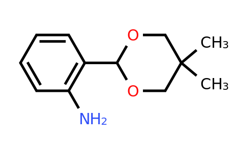 CAS 240813-36-9 | 2-(5,5-Dimethyl-1,3-dioxan-2-yl)aniline