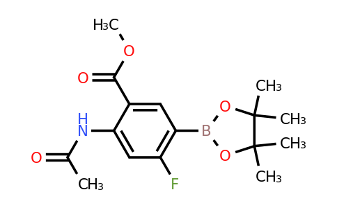 CAS 2408429-71-8 | 4-Acetylamino-2-fluoro-5-methoxycarbonylphenylboronic acid pinacol ester
