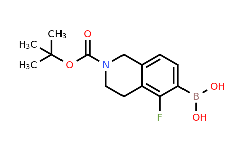CAS 2408430-10-2 | 2-Boc-5-Fluoro-1,2,3,4-tetrahydro-isoquinoline-6-boronic acid