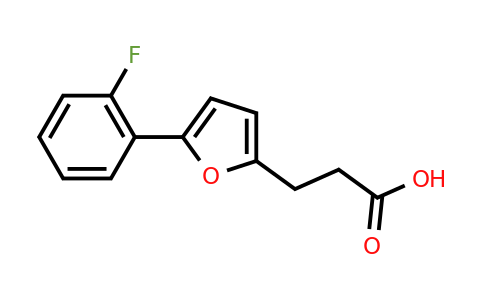CAS 24090-21-9 | 3-[5-(2-fluorophenyl)furan-2-yl]propanoic acid