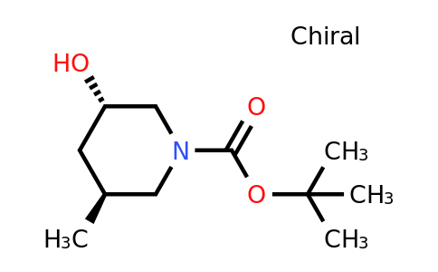 CAS 2409588-29-8 | tert-butyl (3S,5S)-3-hydroxy-5-methyl-piperidine-1-carboxylate