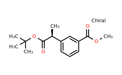CAS 2411591-96-1 | (S)-Methyl 3-(1-(tert-butoxy)-1-oxopropan-2-yl)benzoate