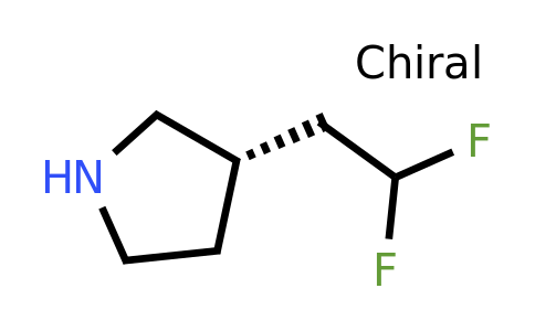 CAS 2411592-35-1 | (3S)-3-(2,2-difluoroethyl)pyrrolidine