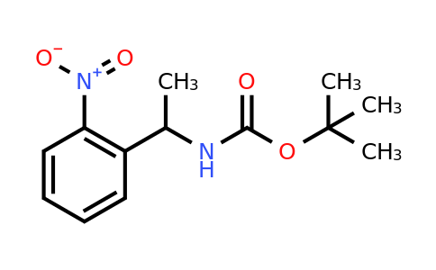 CAS 2411641-76-2 | tert-Butyl (1-(2-nitrophenyl)ethyl)carbamate
