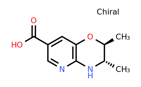 CAS 2412578-19-7 | (2S,3S)-2,3-dimethyl-3,4-dihydro-2H-pyrido[3,2-b][1,4]oxazine-7-carboxylic acid