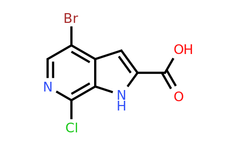 CAS 2413775-05-8 | 4-bromo-7-chloro-1H-pyrrolo[2,3-c]pyridine-2-carboxylic acid