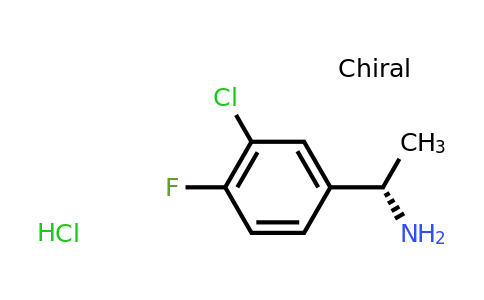 CAS 2413817-93-1 | (S)-1-(3-Chloro-4-fluorophenyl)ethan-1-amine hydrochloride