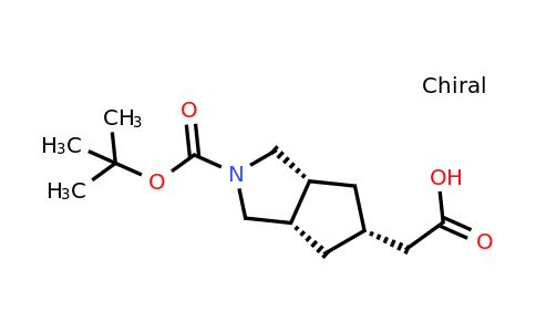 CAS 2414568-83-3 | 2-[rel-(3aR,5r,6aS)-2-tert-butoxycarbonyl-3,3a,4,5,6,6a-hexahydro-1H-cyclopenta[c]pyrrol-5-yl]acetic acid