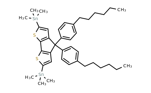 CAS 2416095-99-1 | (4,4-Bis(4-hexylphenyl)-4H-cyclopenta[1,2-b:5,4-b']dithiophene-2,6-diyl)bis(trimethylstannane)