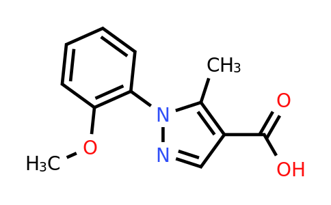 CAS 241798-56-1 | 1-(2-methoxyphenyl)-5-methyl-1H-pyrazole-4-carboxylic acid
