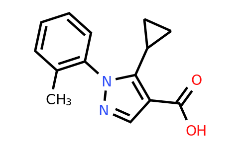 CAS 241800-37-3 | 5-Cyclopropyl-1-(2-methylphenyl)-1H-pyrazole-4-carboxylic acid