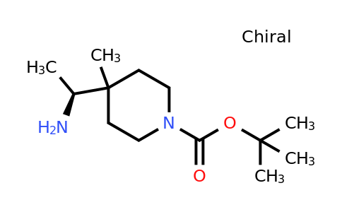 CAS 2423977-70-0 | tert-butyl 4-[(1S)-1-aminoethyl]-4-methyl-piperidine-1-carboxylate