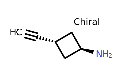 CAS 2427585-77-9 | trans-3-ethynylcyclobutanamine