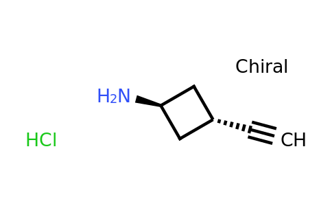 CAS 2427585-78-0 | trans-3-ethynylcyclobutanamine;hydrochloride