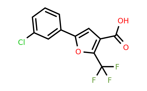 CAS 242812-02-8 | 5-(3-Chlorophenyl)-2-(trifluoromethyl)furan-3-carboxylic acid