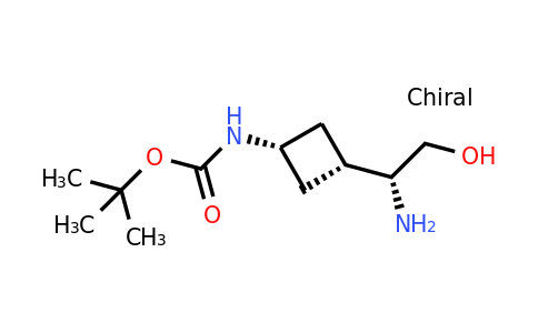 CAS 2429999-14-2 | tert-butyl cis-N-[3-[(1R)-1-amino-2-hydroxy-ethyl]cyclobutyl]carbamate