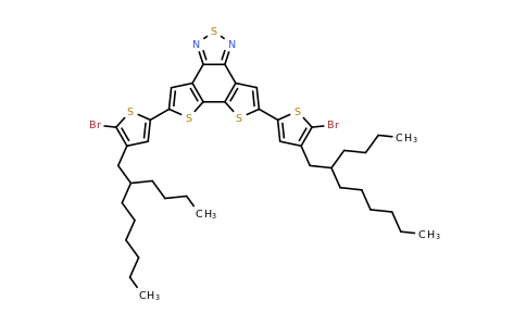 CAS 2433725-51-8 | 5,8-Bis(5-bromo-4-(2-butyloctyl)thiophen-2-yl)dithieno[3',2':3,4;2'',3'':5,6]benzo[1,2-c][1,2,5]thiadiazole