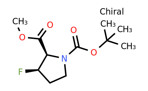 CAS 2435647-79-1 | O1-tert-butyl O2-methyl cis-3-fluoropyrrolidine-1,2-dicarboxylate