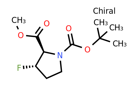 CAS 2435647-80-4 | O1-tert-butyl O2-methyl trans-3-fluoropyrrolidine-1,2-dicarboxylate