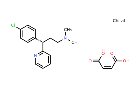 CAS 2438-32-6 | (2Z)-but-2-enedioic acid; [(3S)-3-(4-chlorophenyl)-3-(pyridin-2-yl)propyl]dimethylamine