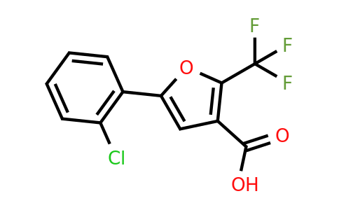 CAS 243977-26-6 | 5-(2-Chlorophenyl)-2-(trifluoromethyl)-3-furoic acid