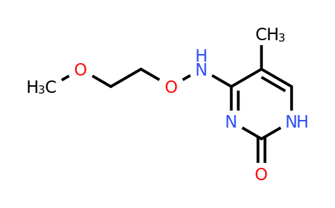 CAS 244105-55-3 | 4-((2-Methoxyethoxy)amino)-5-methylpyrimidin-2(1H)-one