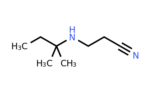 CAS 244190-07-6 | 3-[(2-Methylbutan-2-yl)amino]propanenitrile