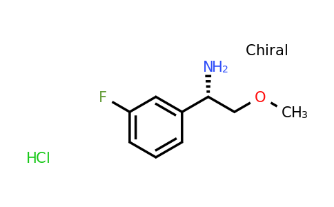 (S)-1-(3-Fluorophenyl)-2-methoxyethanamine hydrochloride