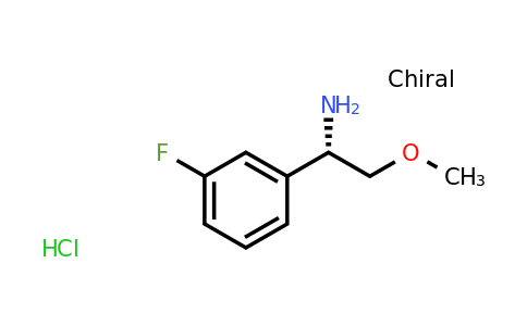 CAS 2442565-25-3 | (S)-1-(3-Fluorophenyl)-2-methoxyethanamine hydrochloride
