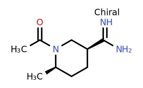 CAS 2445861-57-2 | cis-1-acetyl-6-methyl-piperidine-3-carboxamidine