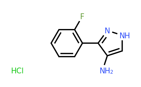 CAS 2446590-56-1 | 3-(2-Fluorophenyl)-1H-pyrazol-4-amine hydrochloride
