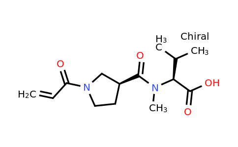 CAS 2447046-51-5 | (2S)-3-methyl-2-[methyl-[(3S)-1-prop-2-enoylpyrrolidine-3-carbonyl]amino]butanoic acid