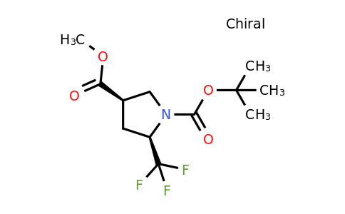 CAS 2450298-39-0 | O1-tert-butyl O3-methyl cis-5-(trifluoromethyl)pyrrolidine-1,3-dicarboxylate