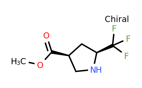CAS 2450298-40-3 | methyl cis-5-(trifluoromethyl)pyrrolidine-3-carboxylate