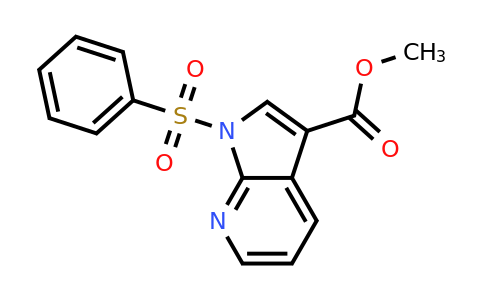 CAS 245064-81-7 | methyl 1-(benzenesulfonyl)-1H-pyrrolo[2,3-b]pyridine-3-carboxylate