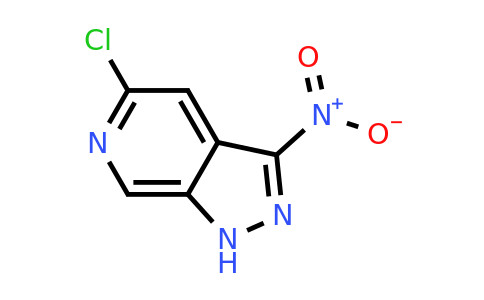 CAS 245325-31-9 | 5-chloro-3-nitro-1H-pyrazolo[3,4-c]pyridine