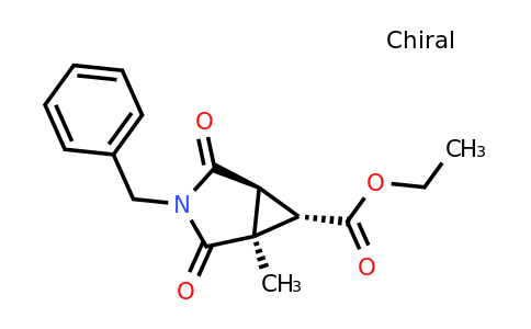 CAS 2456272-43-6 | ethyl rel-(1S,5S,6S)-3-benzyl-1-methyl-2,4-dioxo-3-azabicyclo[3.1.0]hexane-6-carboxylate