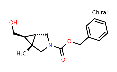 CAS 2456272-47-0 | benzyl rel-(1S,5S,6S)-6-(hydroxymethyl)-1-methyl-3-azabicyclo[3.1.0]hexane-3-carboxylate