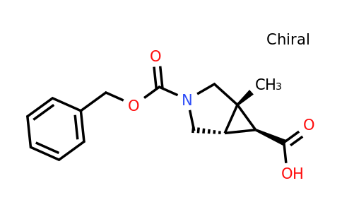 CAS 2456272-48-1 | rel-(1S,5S,6S)-3-benzyloxycarbonyl-1-methyl-3-azabicyclo[3.1.0]hexane-6-carboxylic acid